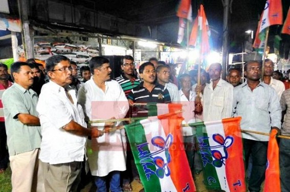TMC held mass meeting at Ambassa: 200 supporters joined from Congress and CPI-M TMC held mass meeting at Ambassa: 200 supporters joined from Congress and CPI-M